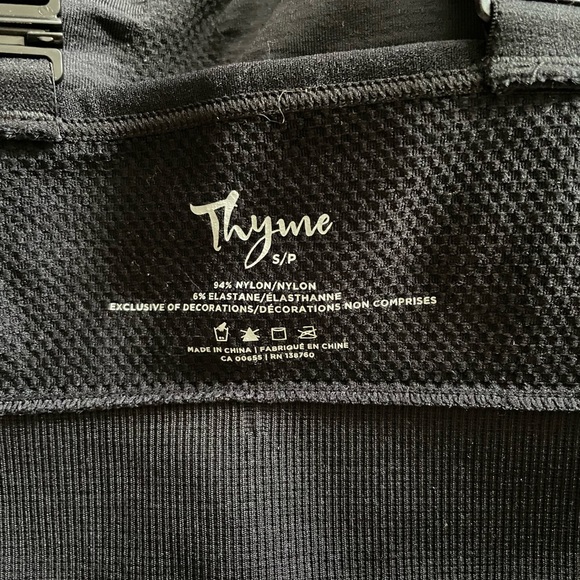 Thyme maternity sport bra - black S - Picture 2 of 3